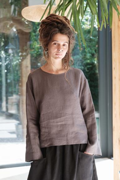 LONGSLEEVE LNIANY - SZARY