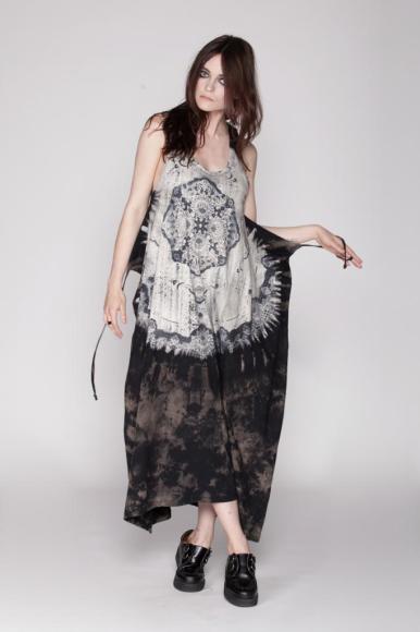 DARK MANDALA MAXI DRESS SUKIENKA